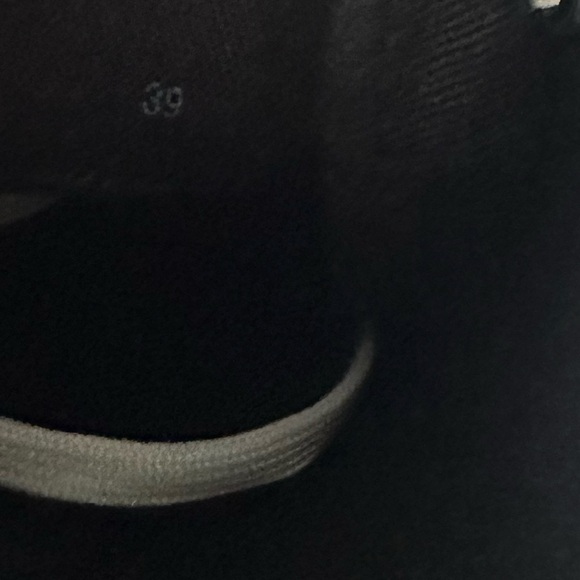 RAG & BONE Black Canvas Court Sneaker size 39 - Picture 7 of 8